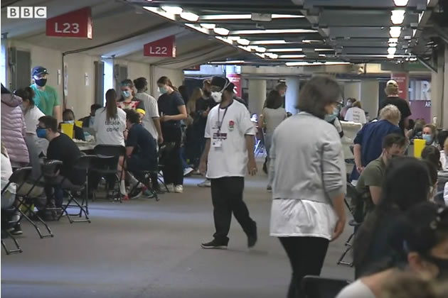 Mass vaccination and testing events are focusing on younger age groups