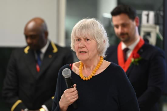 Freedom of the Borough awardee Beryl Foster