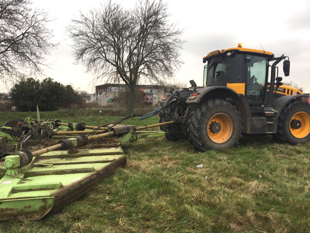Machinery the council say was carrying out routine maintenance